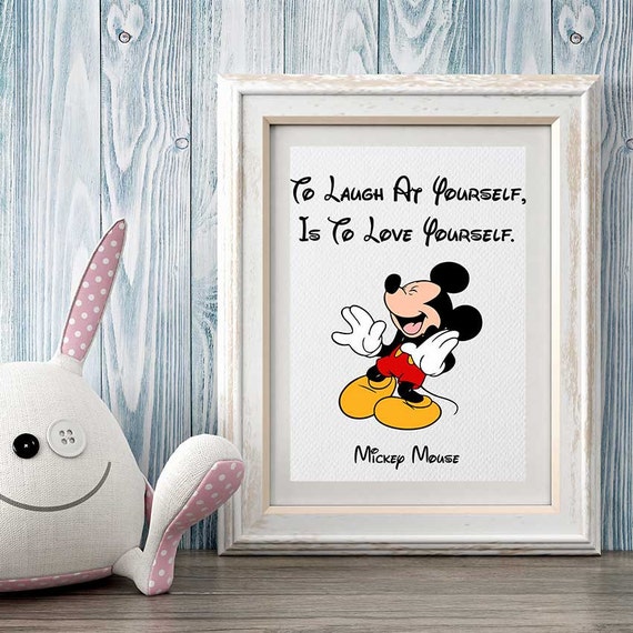 Mickey Mouse Geburtstag Disney Zitate Mickey Mouse Kunst Etsy