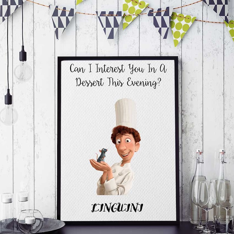 Ratatouille Art Print Disney Quotes Linguini Ratatouille Etsy