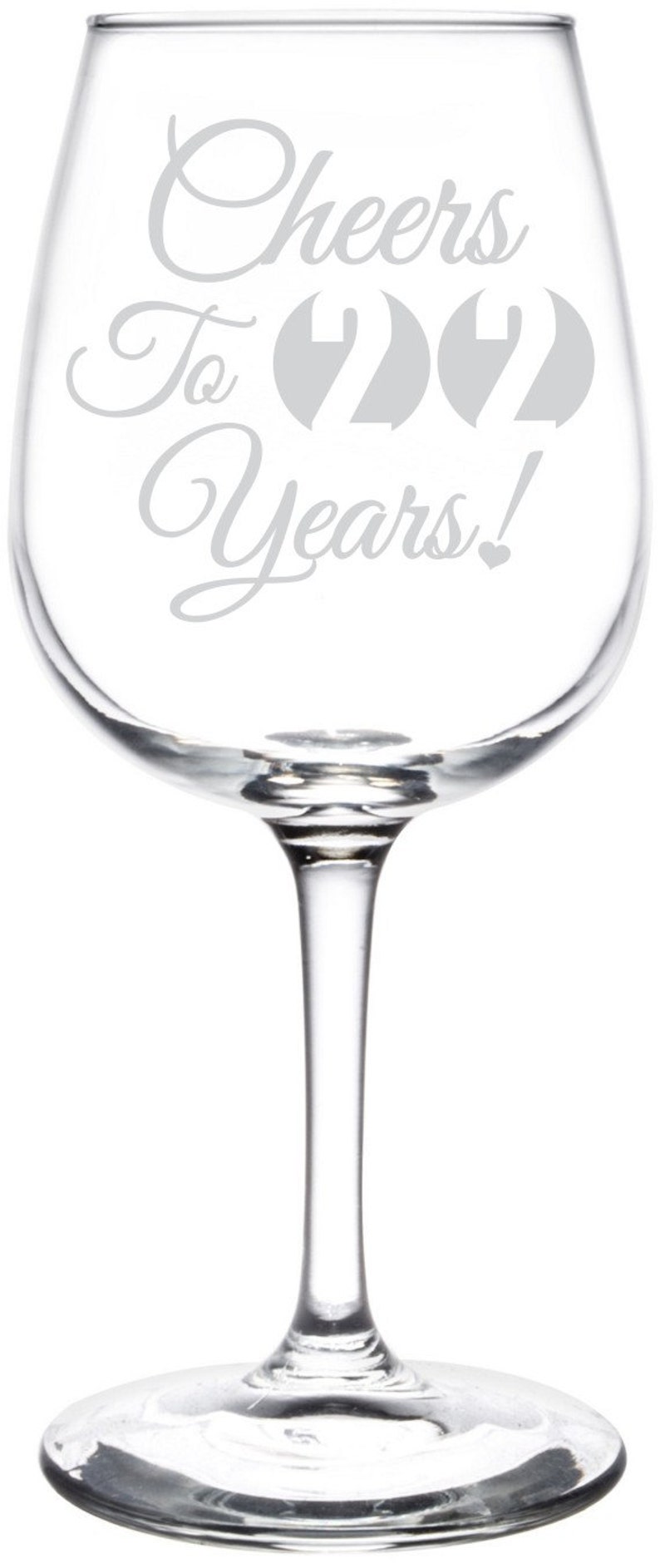 Libbey Wine Taster Glass Special Occasions /& Celebration Gift Inspired Anniversary 25th Graduation Cheers To Years Birthday 21st