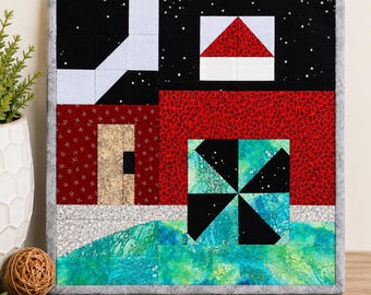Mönstret för quiltblock från Mill