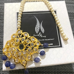 Hyderabadi jewelry tikka, Hyderabadi jewellery, Hyderabadi choker, Hyderabadi tikka, Hyderabadi earrings, jadau jewelry, Hyderabadi pearls