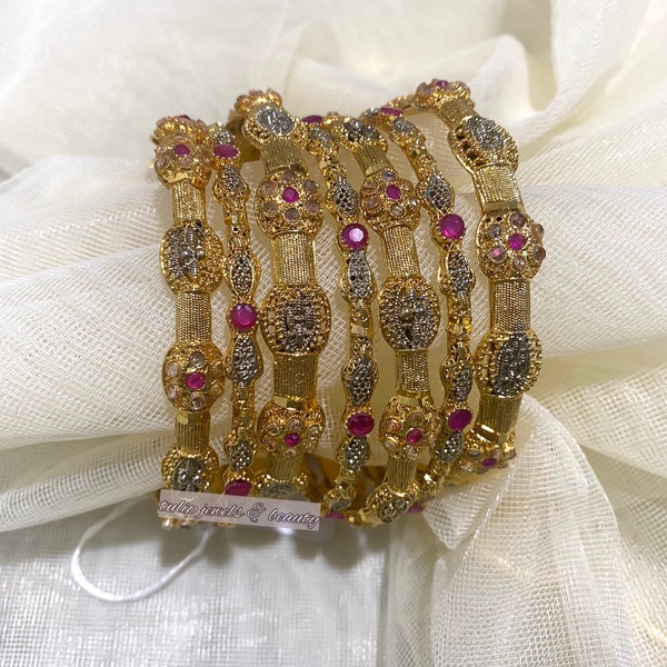 Gold plated Bangles | Indian bangles set |Pakistani bangles | Bollywood Jewellery indian bracelet | kangan bespoke bangles,bridal jewellery,