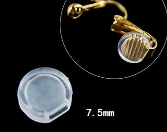 Silicone Earring Clip Comfort Pads: Anti-Pain Cushion