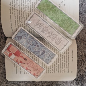 Written In The Stars bookmarks sold as set Darcy Lowell and Elle Jones bookmarks WITS-inspired bookmarks image 2