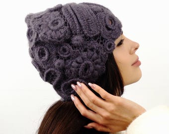 5 Berretti Slouchy All'Uncinetto Per Donna – Cotone Leggero Traforato – Primavera/Estate