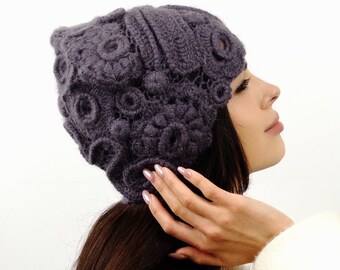 5 Berretti Slouchy All'Uncinetto Per Donna – Cotone Leggero Traforato – Primavera/Estate