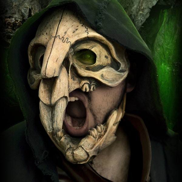 flexible Rat Skull Mask for LARP Skaven Warhammer Fantasy cosplay creepy halloween