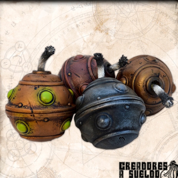 LARP Breacher Bomb (Bundle avaliable!) Steampunk grenade dieselpunk pirate