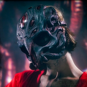 Cthulhu Mythos: Shub-Niggurath cultist skull mask for larp rev cosplay necromancer sorcerer halloween