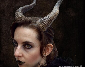 Tiefling, Dragon, Faun, Maleficent horns for LARP, cosplay, etc. (Flexible!)