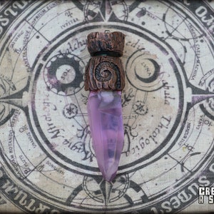 LED crystal magic fantasy pendant Druid version zdjęcie 3