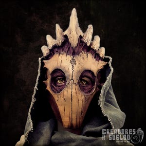 Cthulhu Mythos: Hastur The king in Yellow cultist skull mask for larp cosplay necromancer sorcerer
