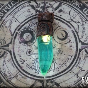 LED crystal magic fantasy pendant Druid version zdjęcie 6