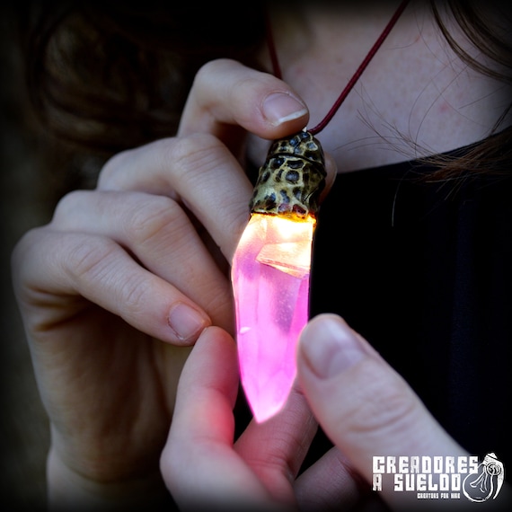 LED Crystal Magic Fantasy Pendant Etsy