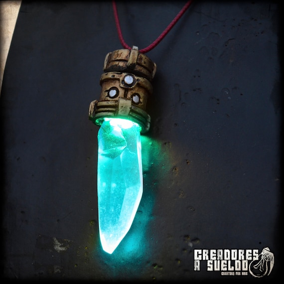 LED Crystal Magic Fantasy Pendant Etsy