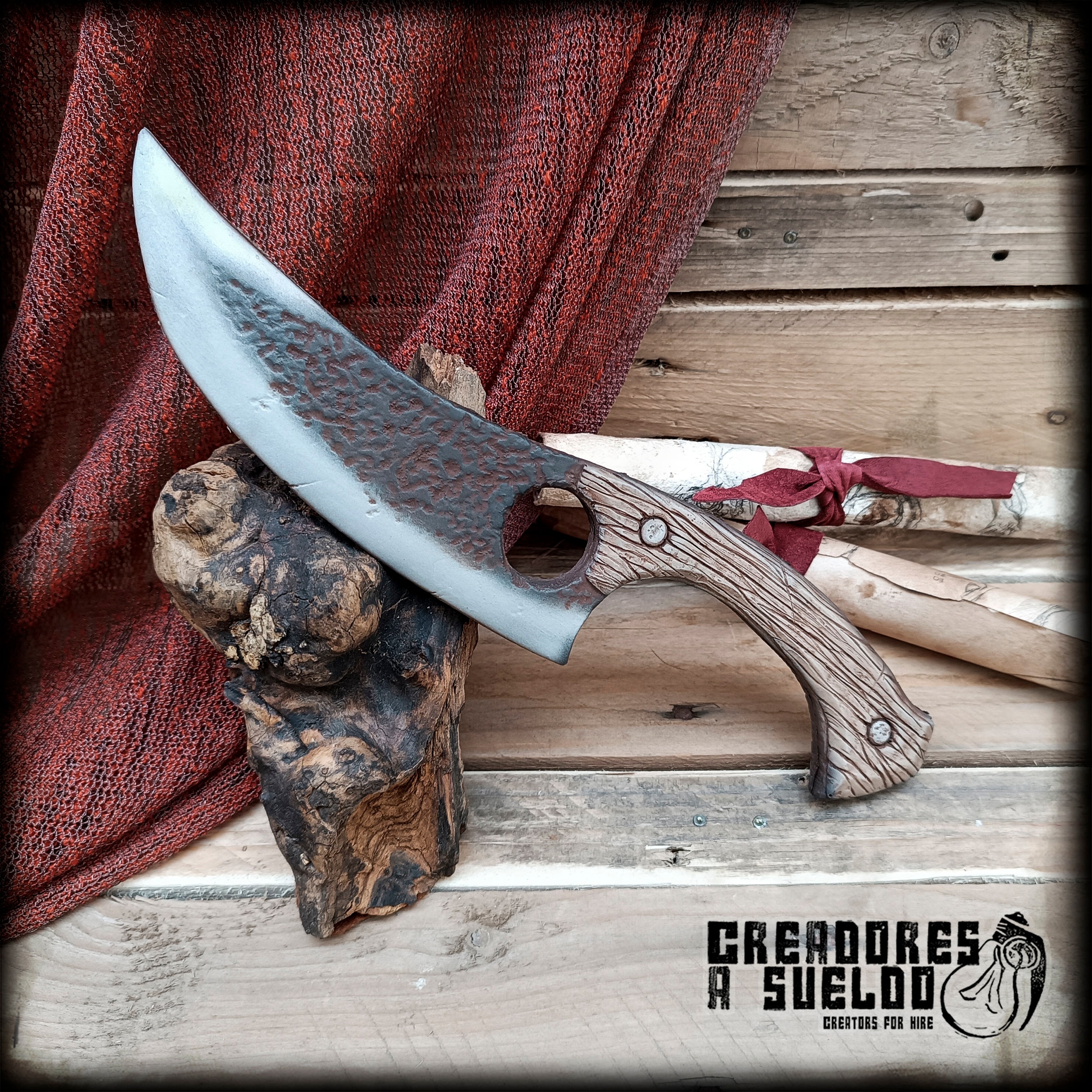 Medieval LARP dagger, foam knife, The Fish Ripper