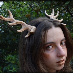 Soft foam Faun/tiefling/dragon horns for LARP, cosplay, etc. (Oberon antlers)