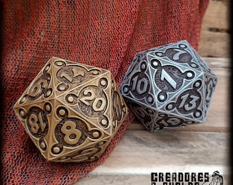 D20 DnD SOFT FOAM dice (Master Dice)  Dungeons and dragons inspired dice.