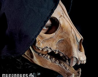 Wolf Skull Mask - Cosplay Accessory for Gothic Fantasy and LARP
