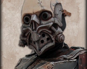 Dieselpunk Skull Mask - Retro Futuristic Gaslight Style Respirator