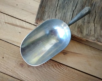 New Useful Small Galvanized Metal Farmhouse Decor Country Hardware Grain Scoop