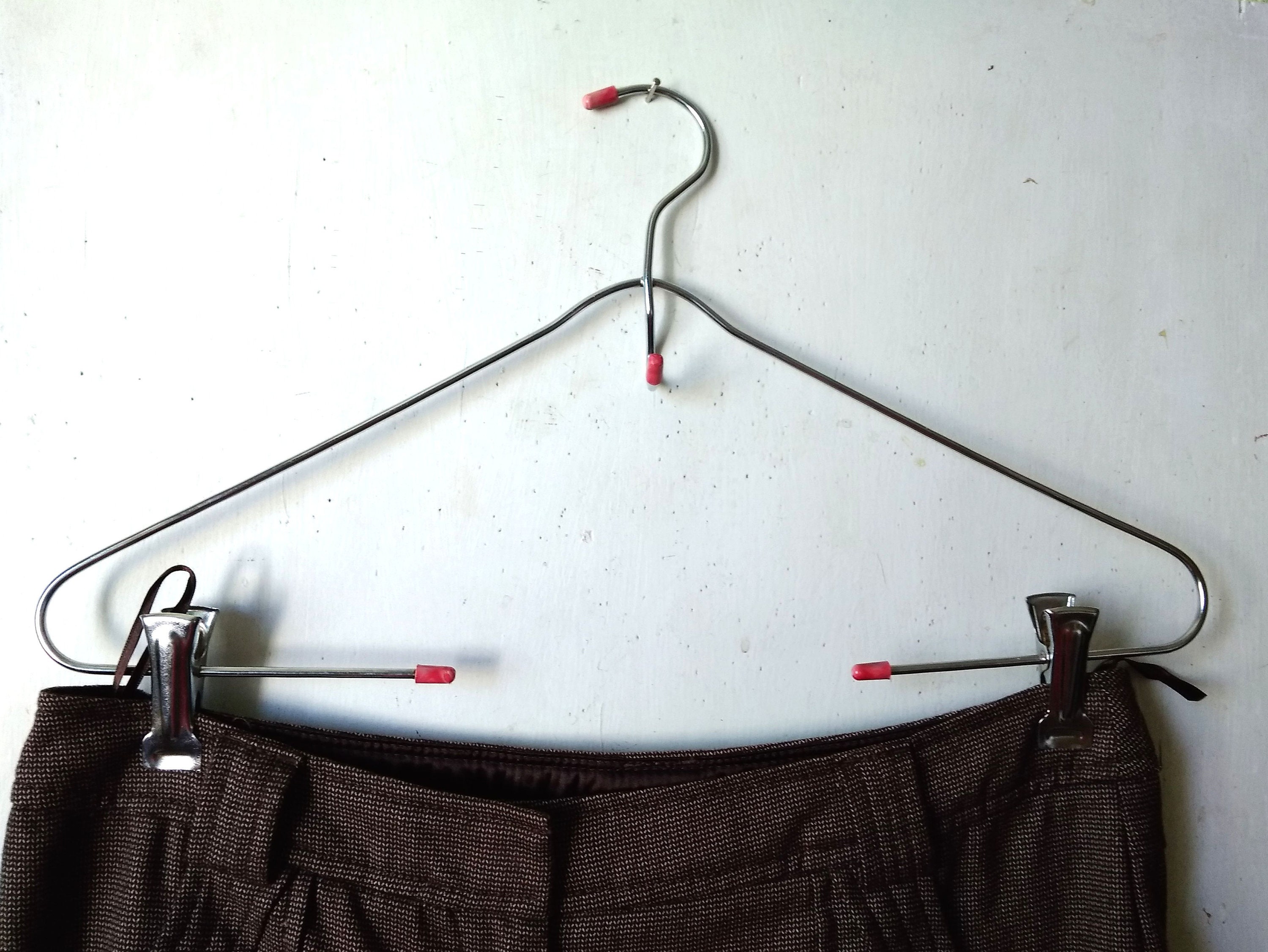 Vintage Folding Clothes Hanger Metal Hanger Storage Cloth Etsy UK