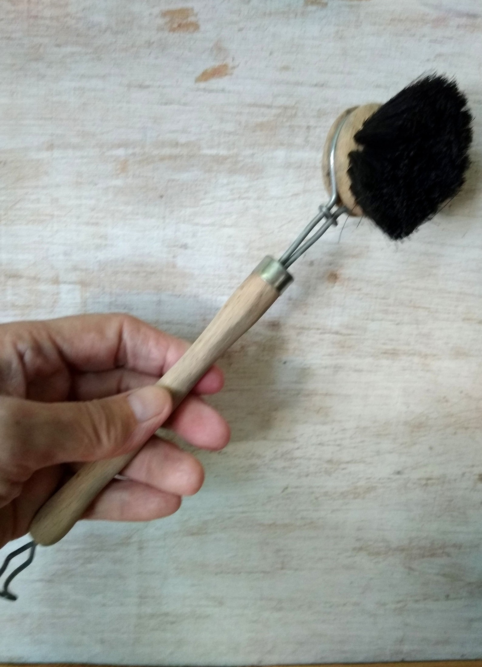 Wooden brush Household Cleaning Wood tool Vintage home decor Etsy