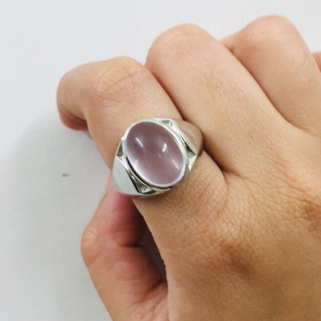 465 Karat Natürliche Rosa Rosenquarz Halskette - 3 Stränge, Ovale Perlen, Ungeheizt