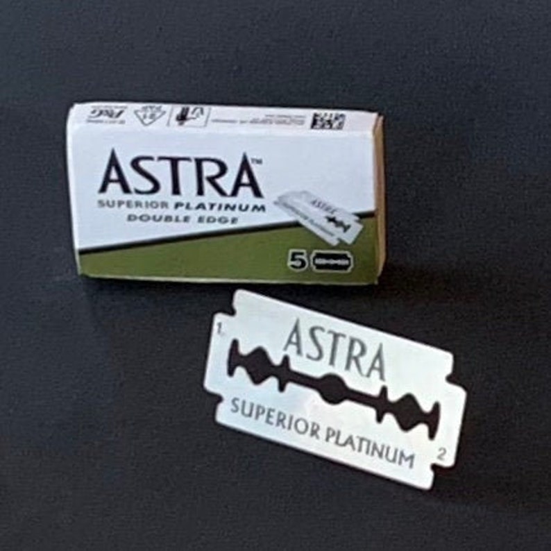 Astra Razor Blades 5 Pack Etsy