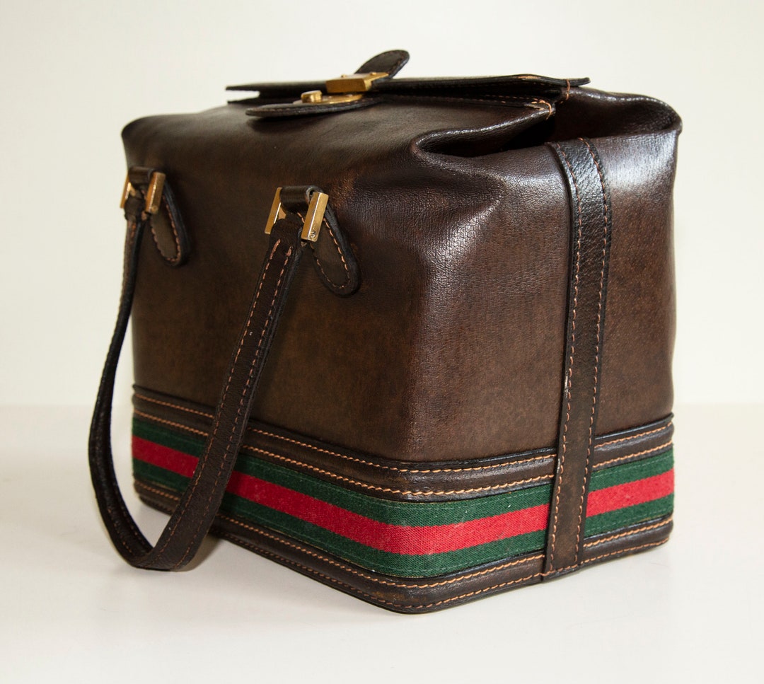 Gucci Vanity Case With Lock in Good Vintage Condition Etsy