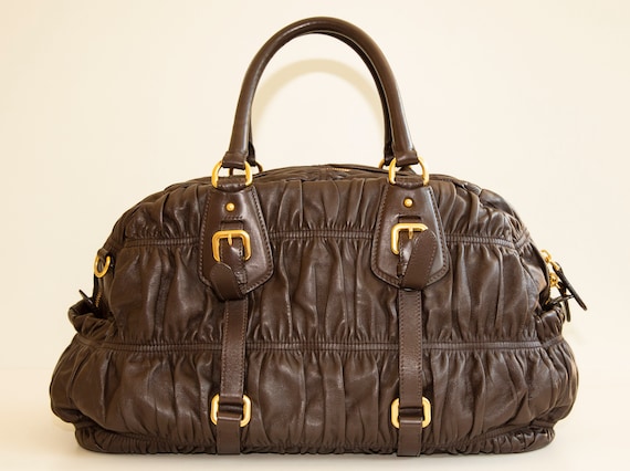 Prada Nappa Calf Leather Handbag