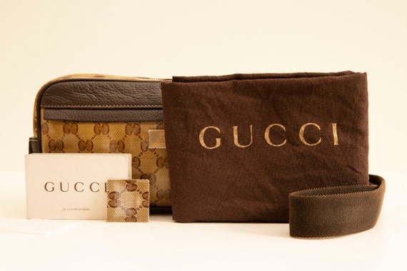 gucci monogram belt bag