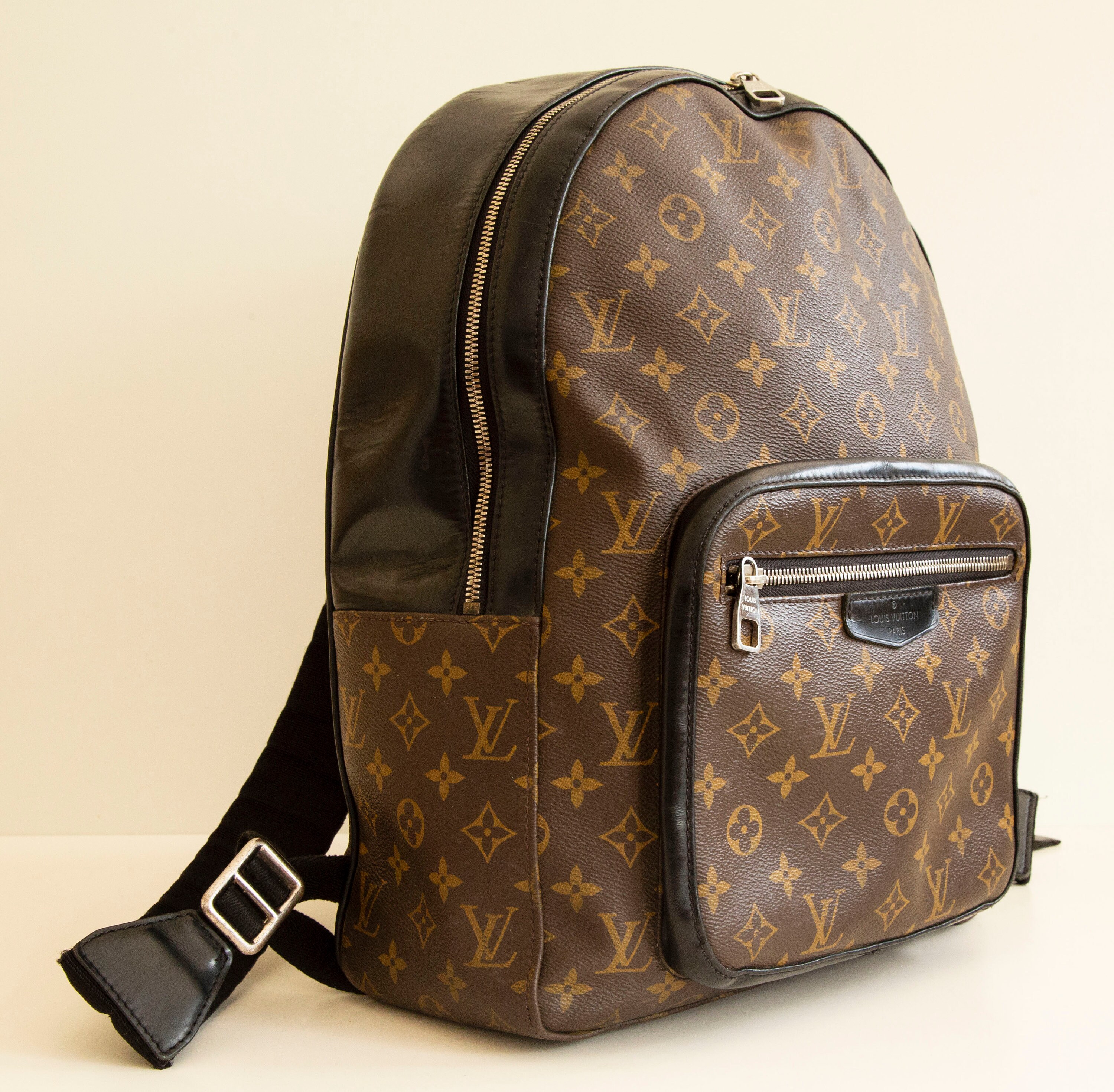 Louis Vuitton Josh Monogram Brown Coated Canvas Backpack