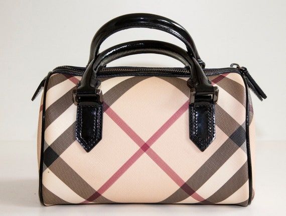 Burberry Small Boston Bag in Really Good Condition - Etsy