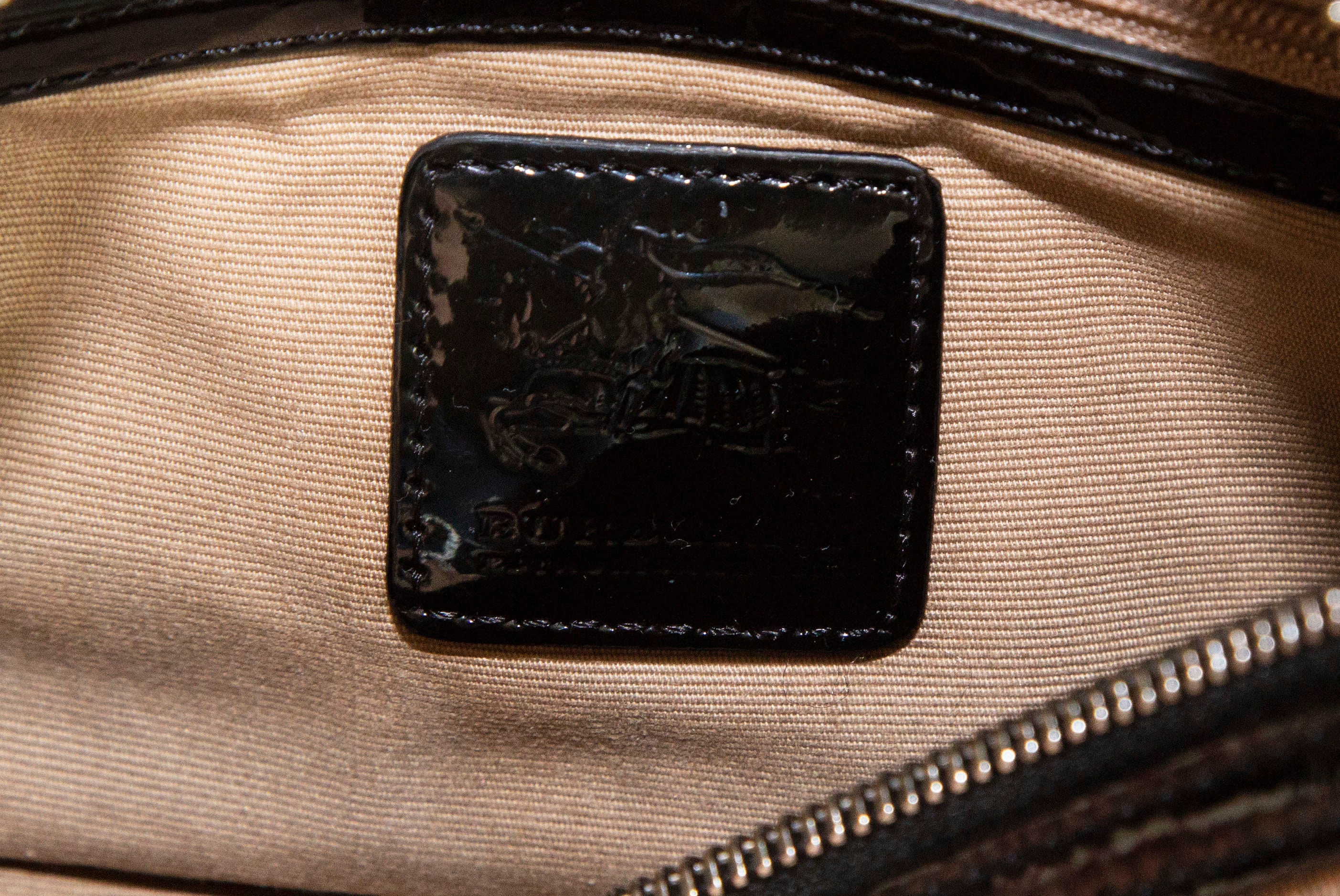 Burberry Beige Nova Check Nylon Bowler Handbag Q3B1MC210H007