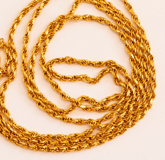 22 Karat Yellow Gold Necklace 16.2 Grams 74 CM Ve… - image 6