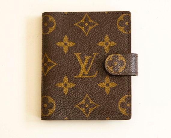 Louis Vuitton Mini Card Holder Brown Very Good