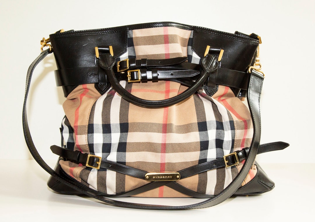 Burberry big sales tote bag