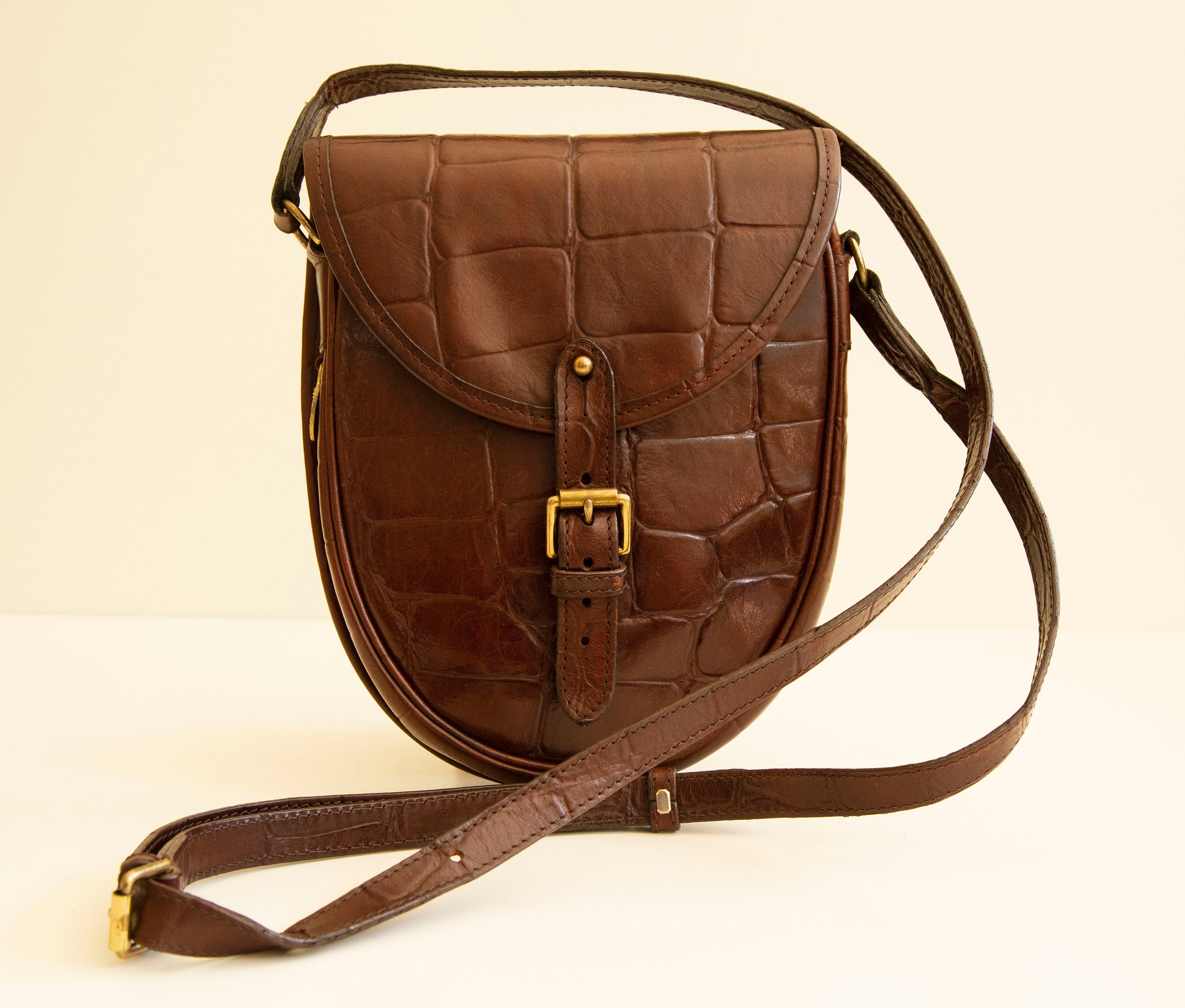 Mulberry Rare Vintage Crossbody Bag, Authentic Mulberry Bag, Designer Bag,  Brown Small Bag, Vintage Cross body Bag, Mulberry Bag