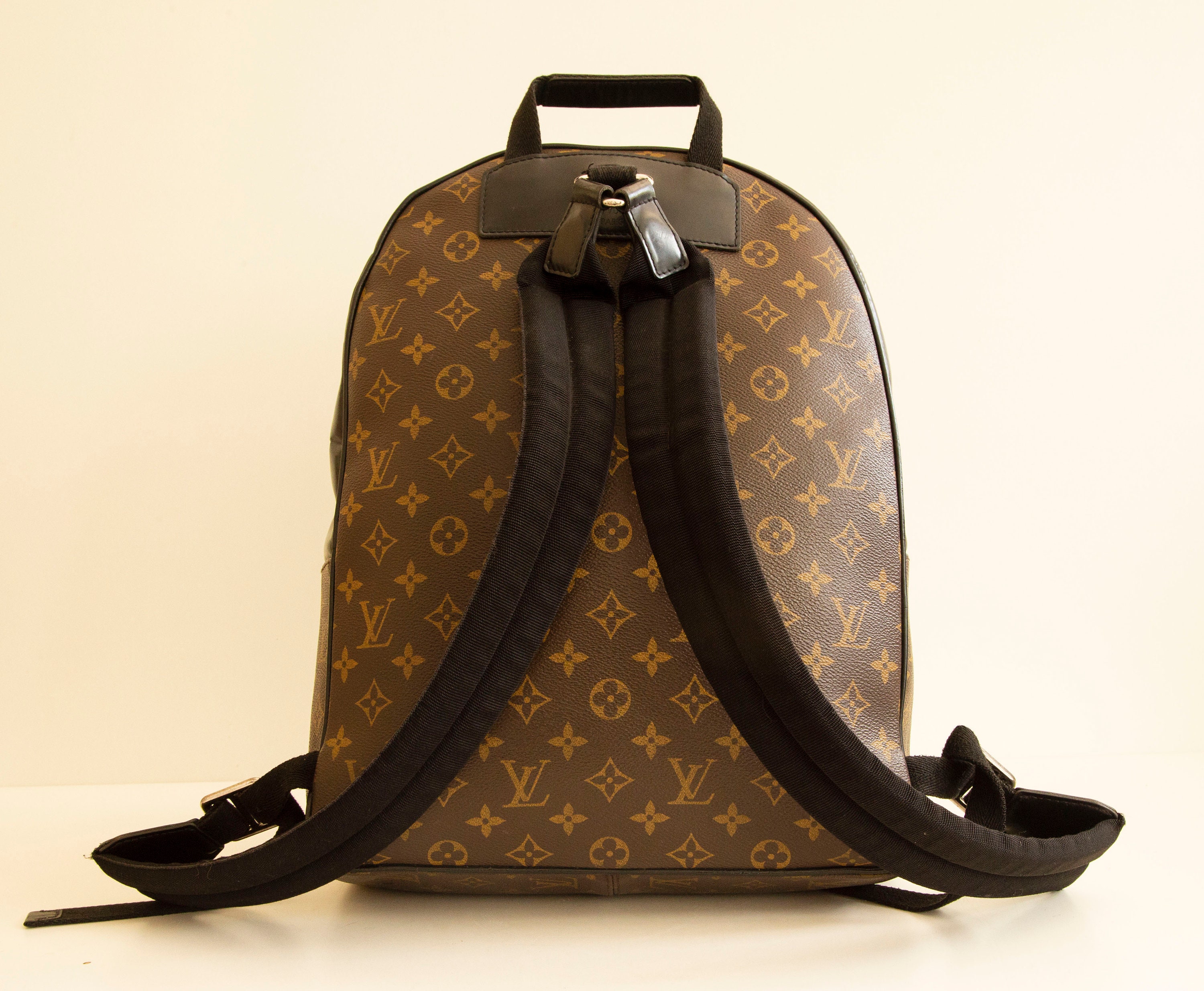 Louis Vuitton Josh Monogram Brown Coated Canvas Backpack