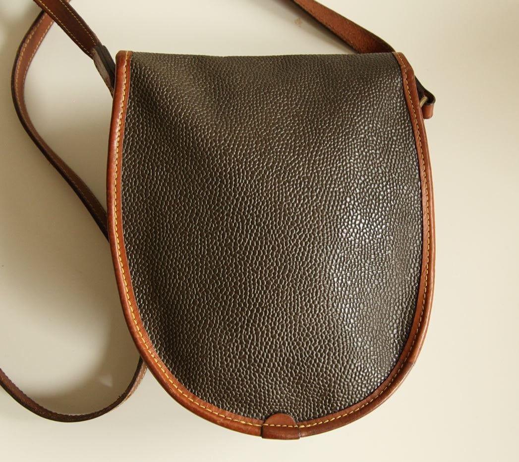 Mulberry, Bags, Vintage Mulberry Scotchgrain Made In England Crossbody  Black