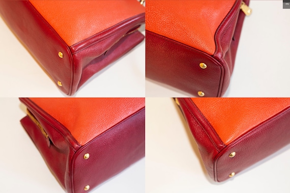 Miu Miu Two-Way Multicolor Calf Leather Bag in Ve… - image 7