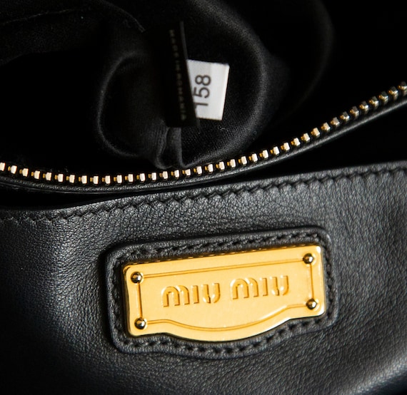 Miu Miu by Prada Leather Vitello Lux Satchel 2way bag