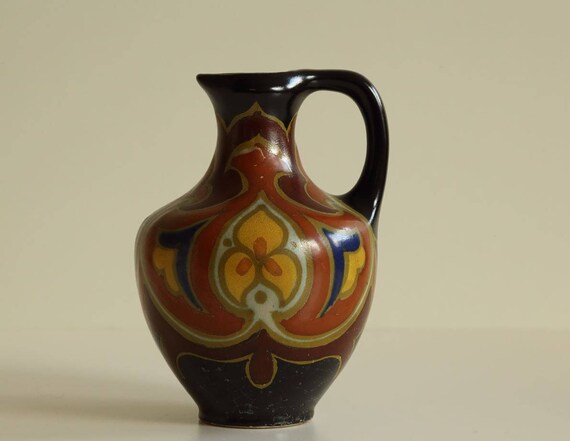 Plateel Factory Plateelfabriek Gelria Arnhem Holland Vase Etsy