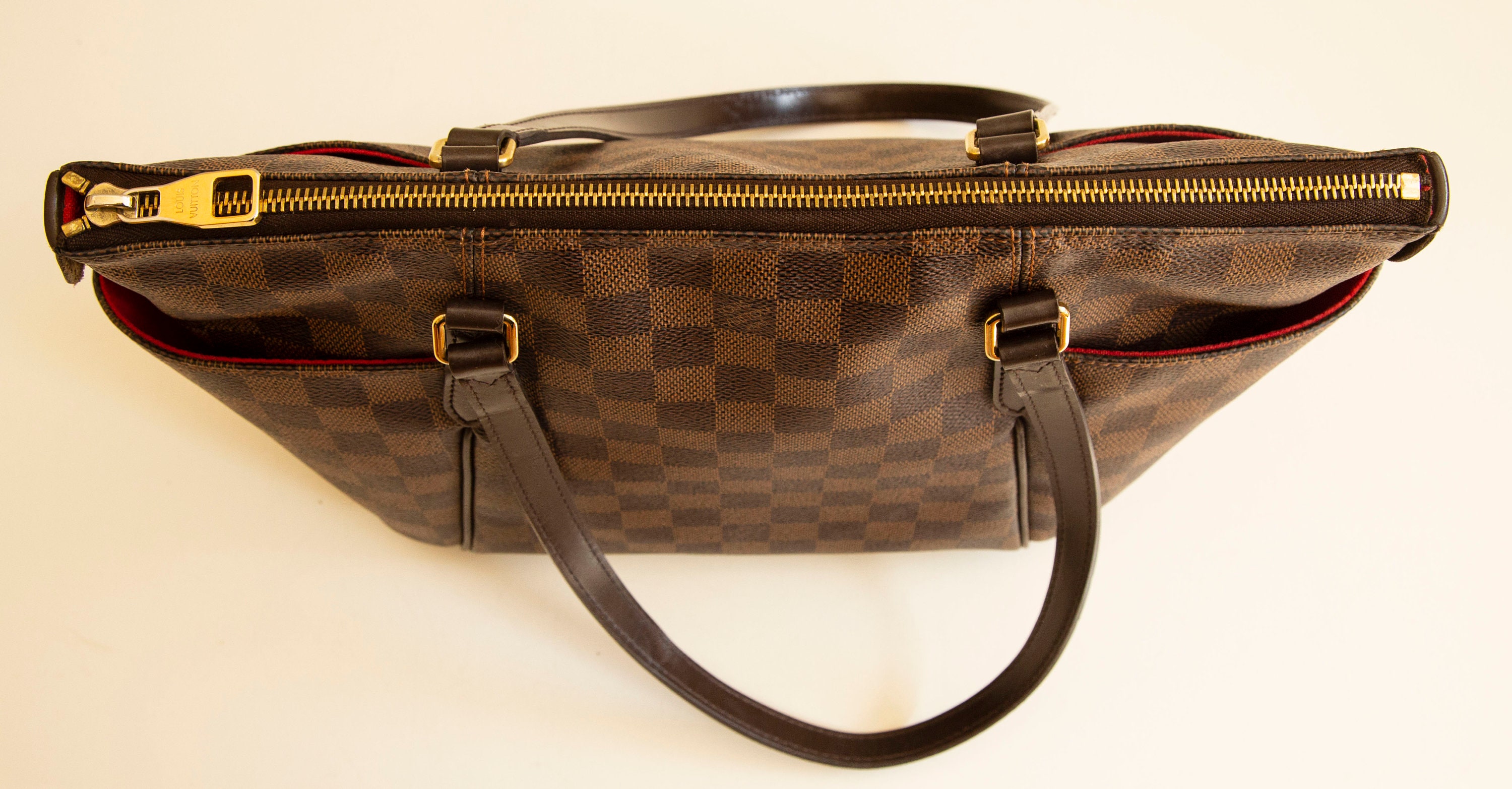 LOUIS VUITTON Totally PM Damier Ebene Shoulder Tote Bag Brown