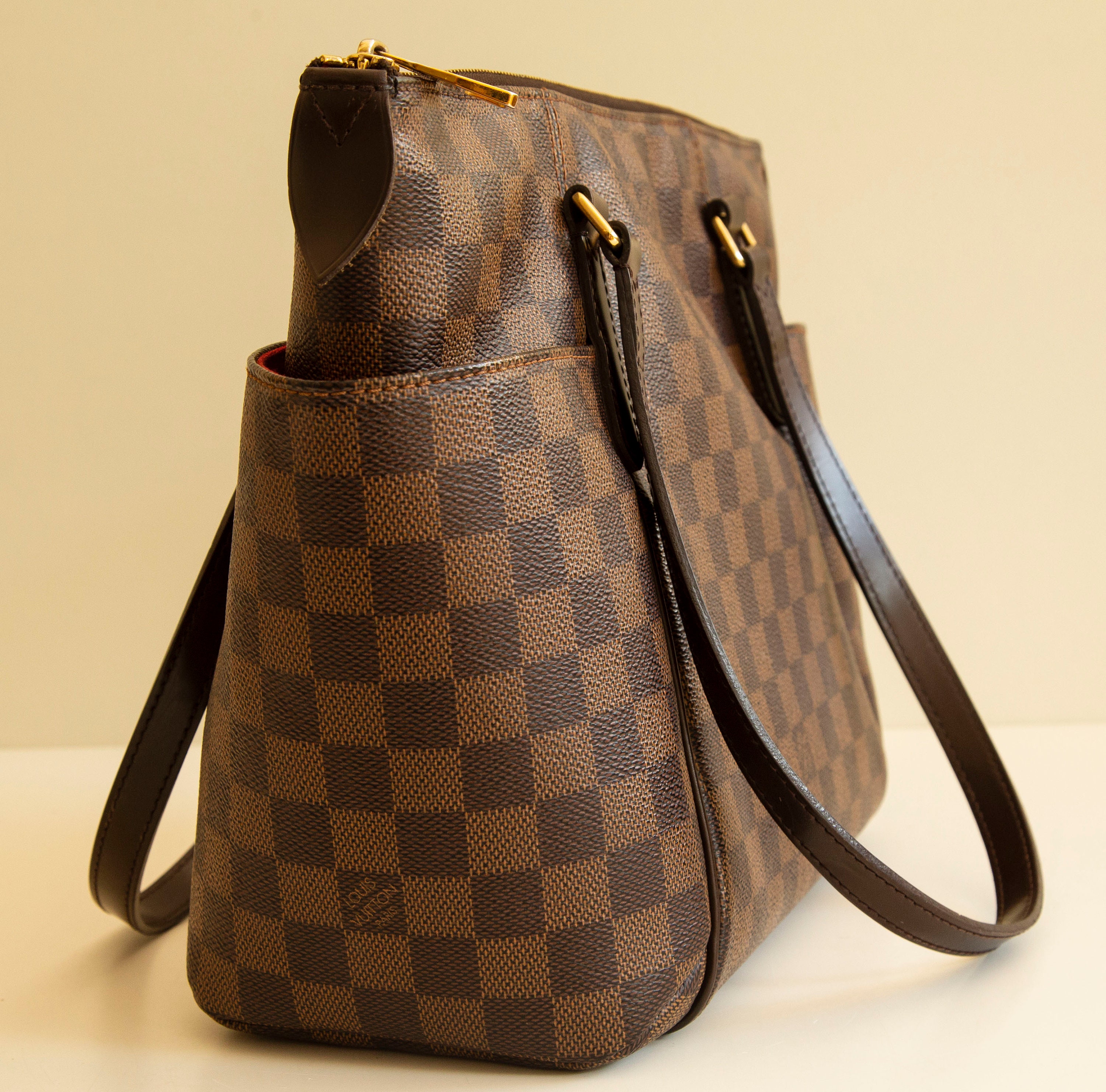 Louis Vuitton Damier Ebene Totally MM - Brown Totes, Handbags