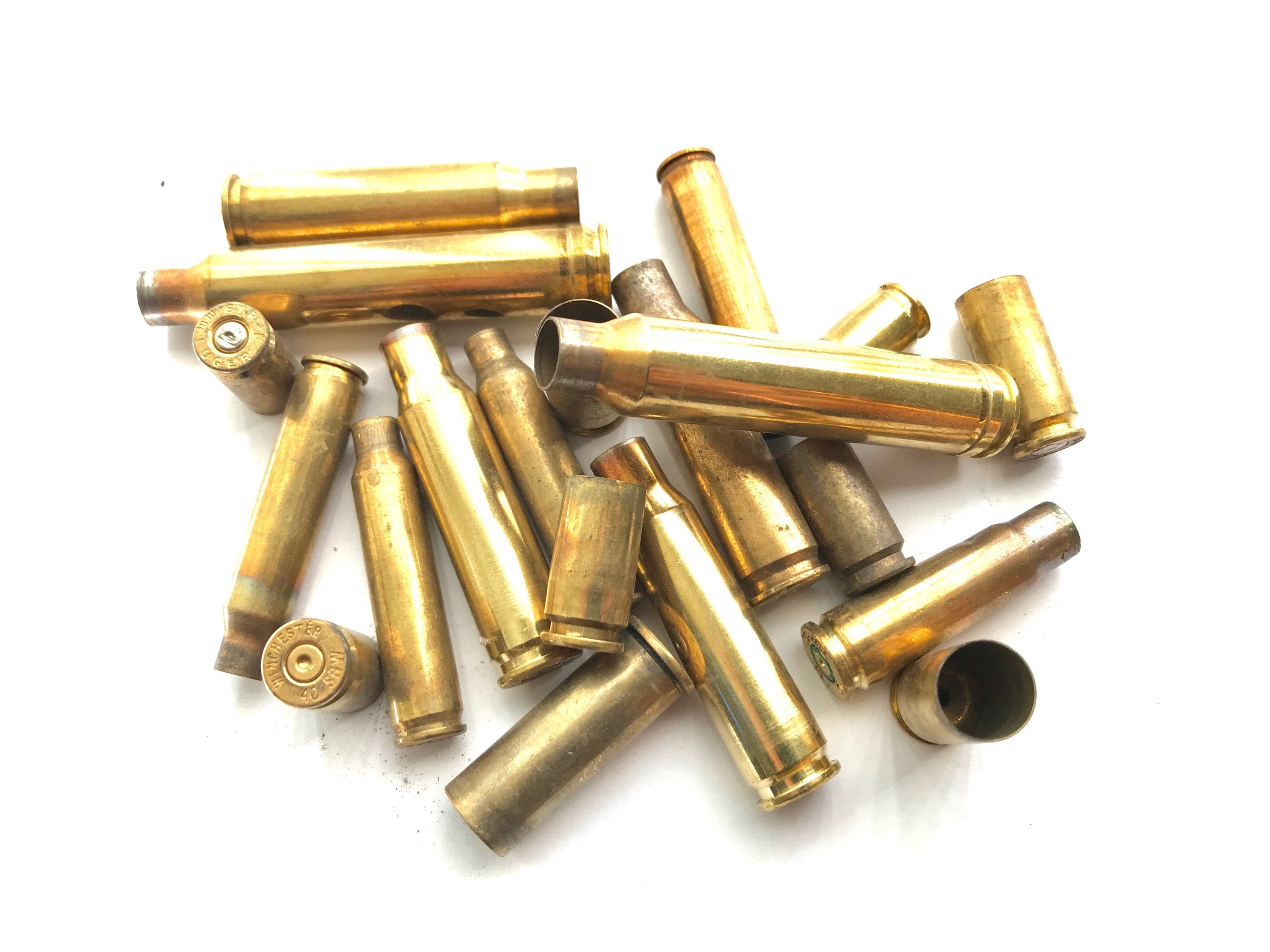 Brass Bullet Shell Casings Mixed Sizes Empty Spent Rifle Gun Etsy