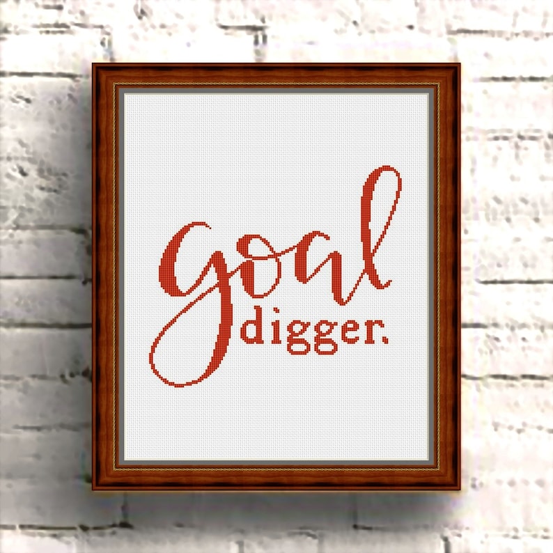 CROSS STITCH PATTERN Quote - Etsy