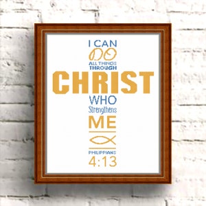 CROSS STITCH PATTERN Philippians