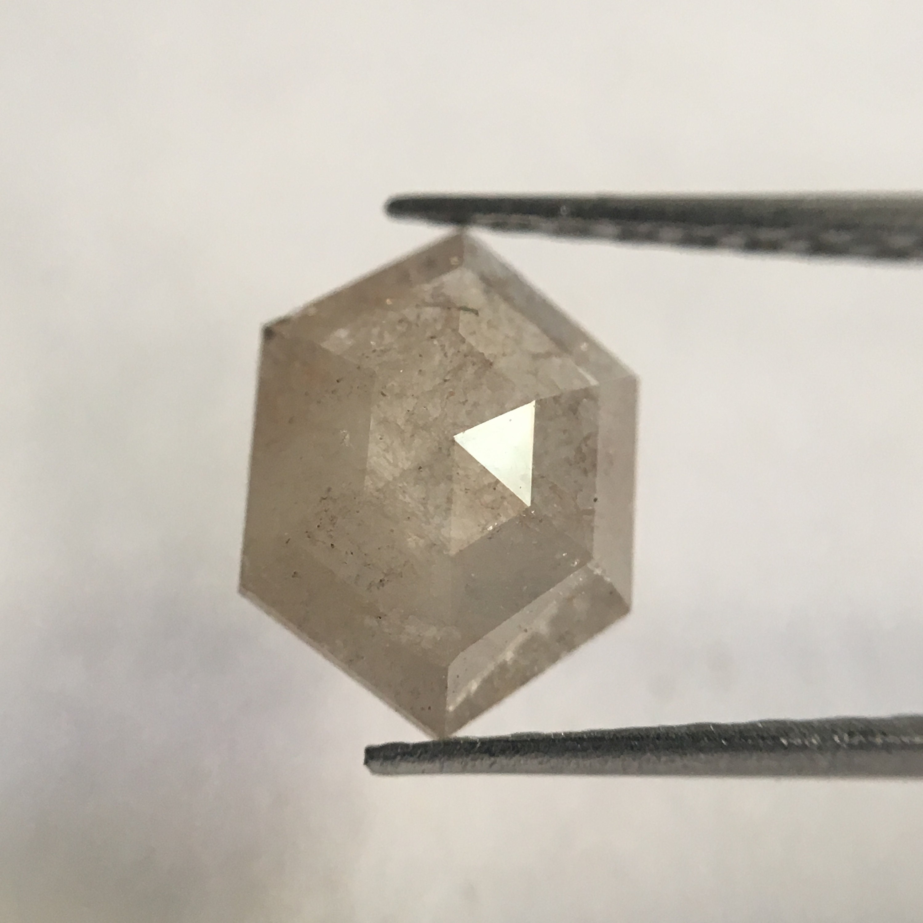 値下げ中　ダイヤ　ルース 1.14 カラット 六角形 天然ルースダイヤモンド 8.90 mm x 6.50